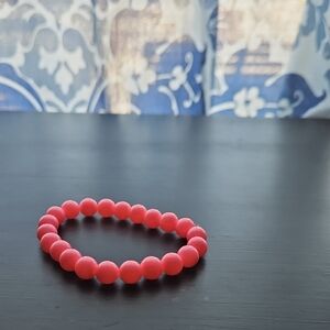 Pink Beaded Bracelet